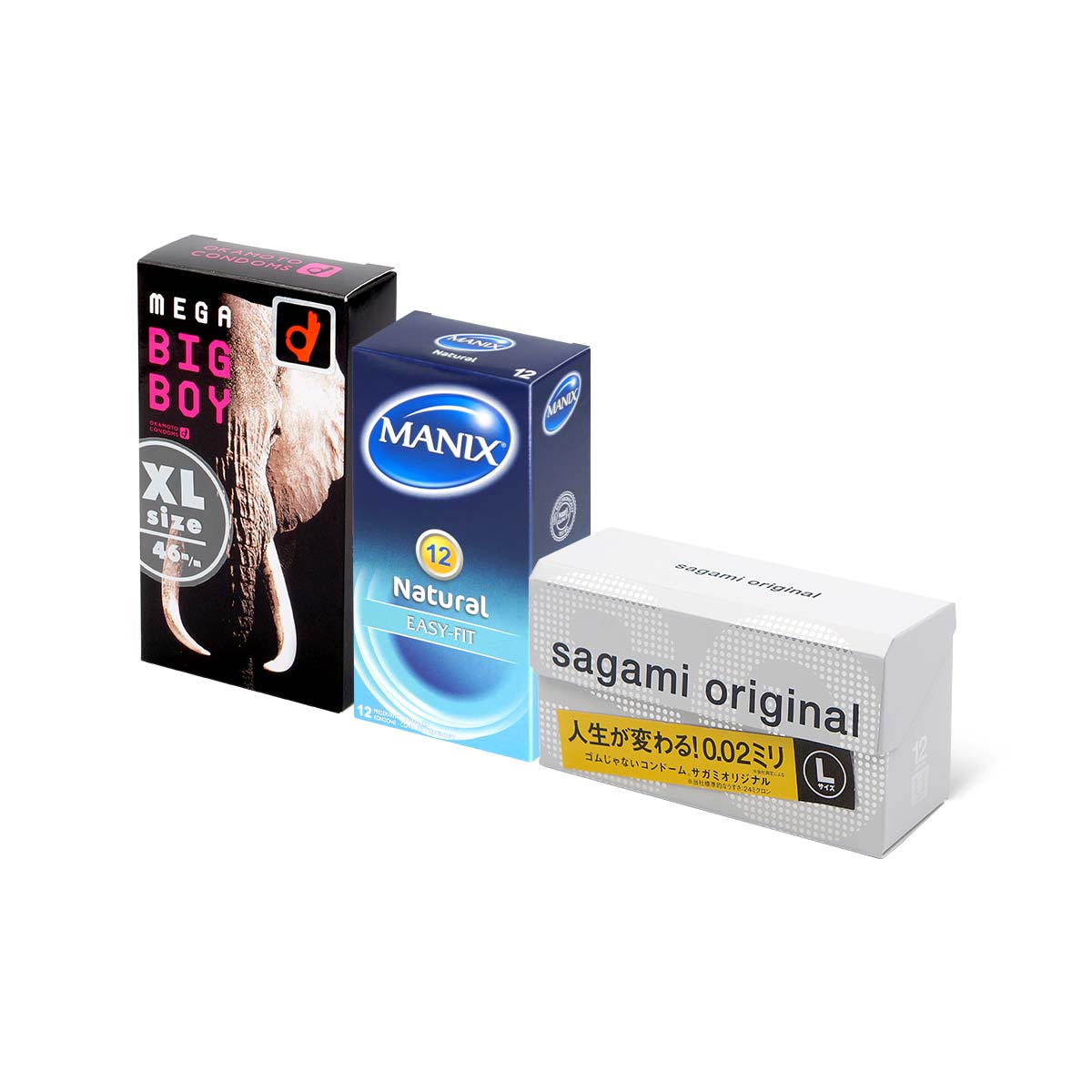 Sampson Recommended Large Size Combo Pack 36 pieces condom-p_1