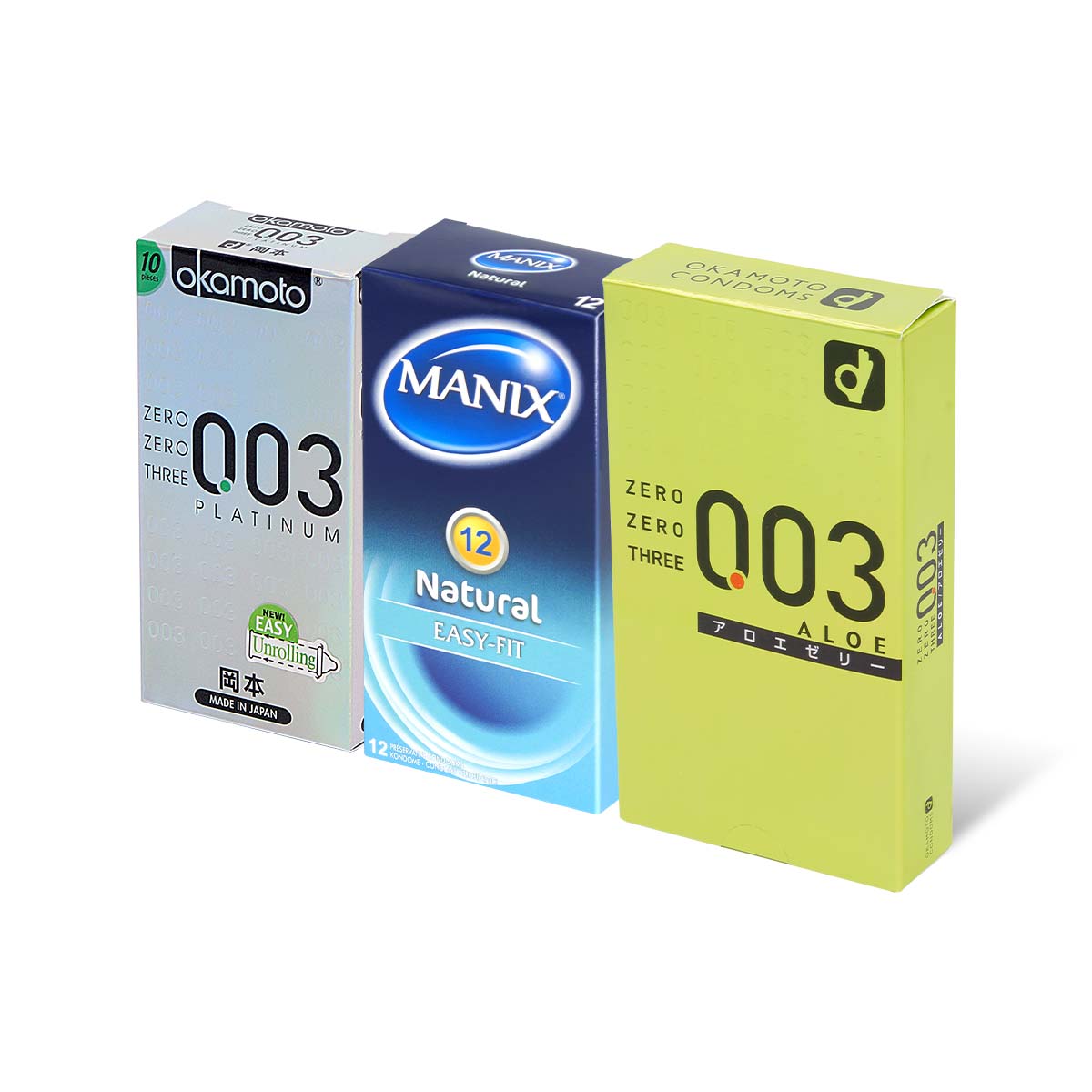 Okamoto 0.03 x Manix Combo Set 32 pieces condom-p_1