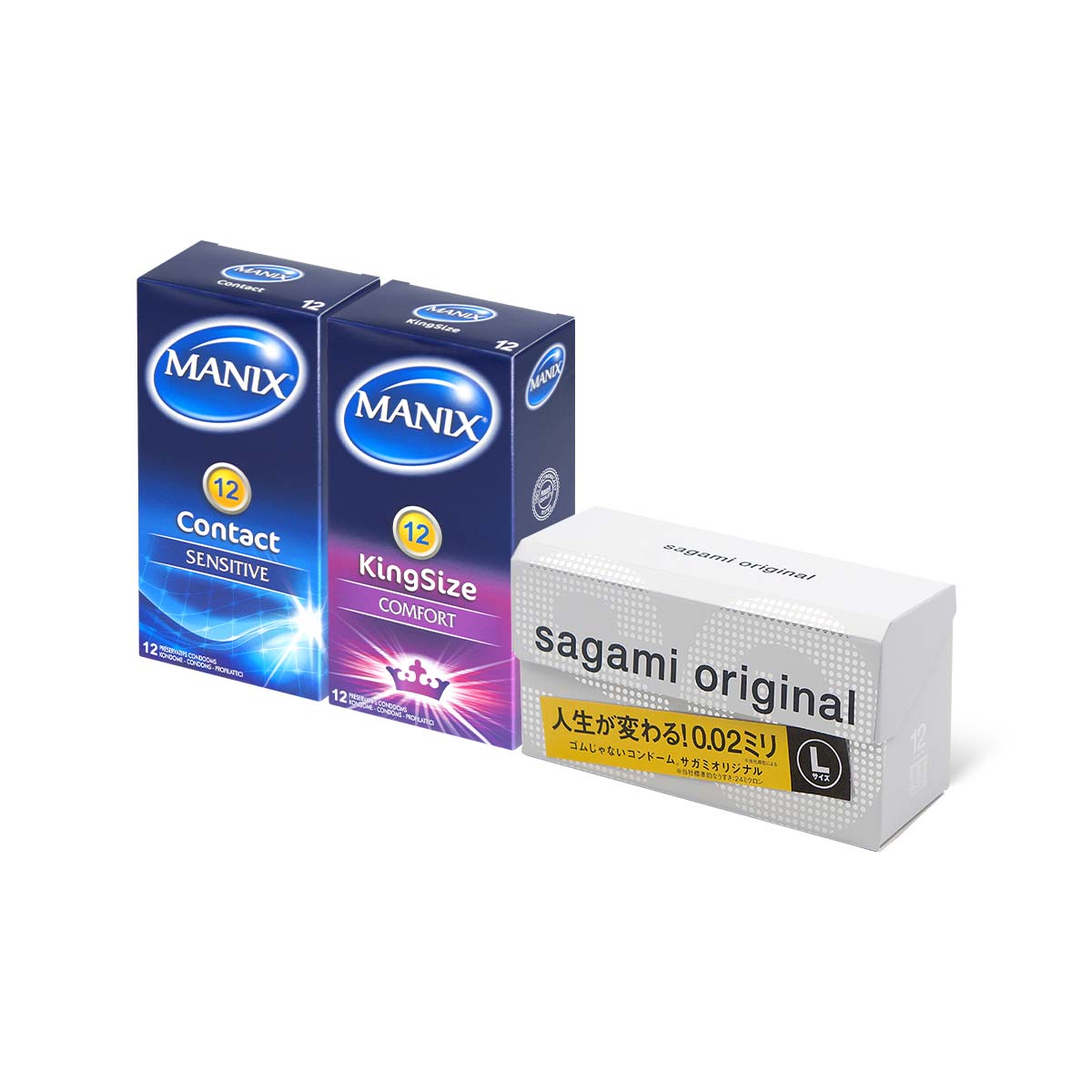Sagami 0.02 x Manix Combo Set 36 pieces condom-p_1