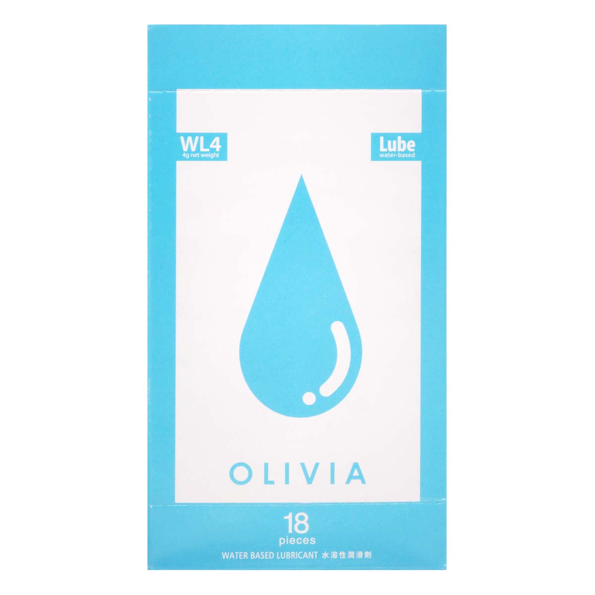 Olivia Basic WL4 sachet 18 pieces Water-based Lubricant-p_2