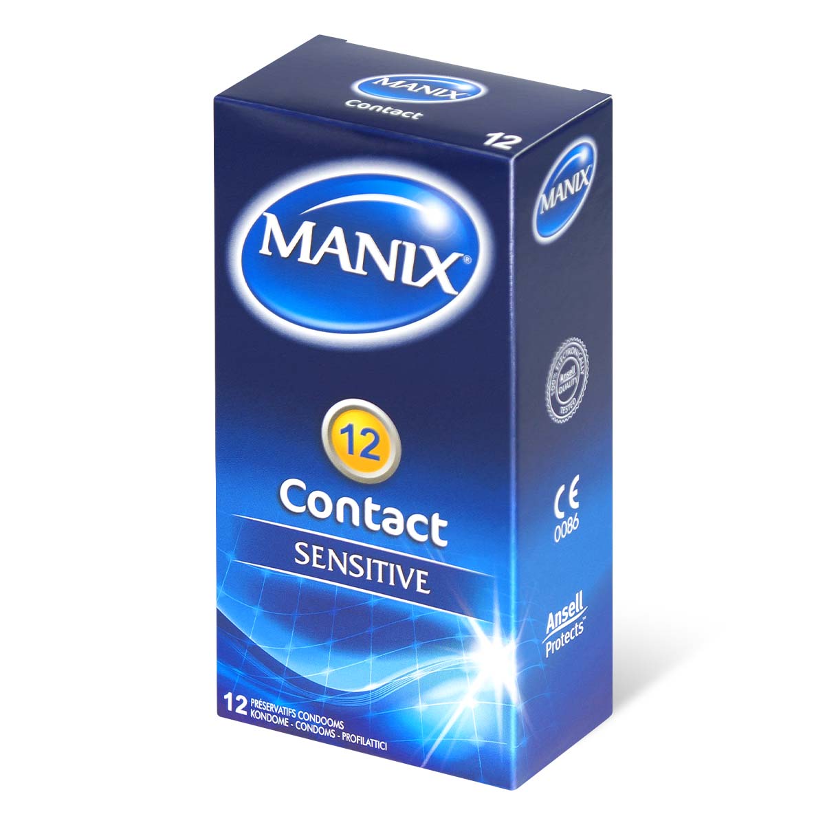 Manix Contact Sensitive 12's Pack Latex Condom-thumb_1