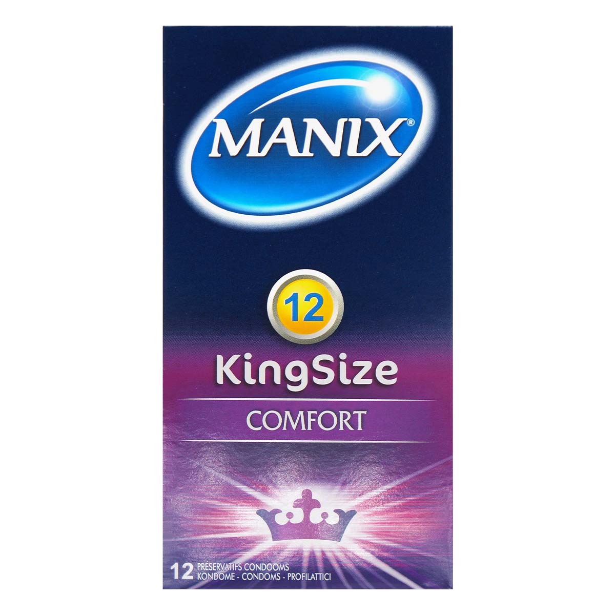 Manix King Size 54mm 12's Pack Latex Condom-thumb_2