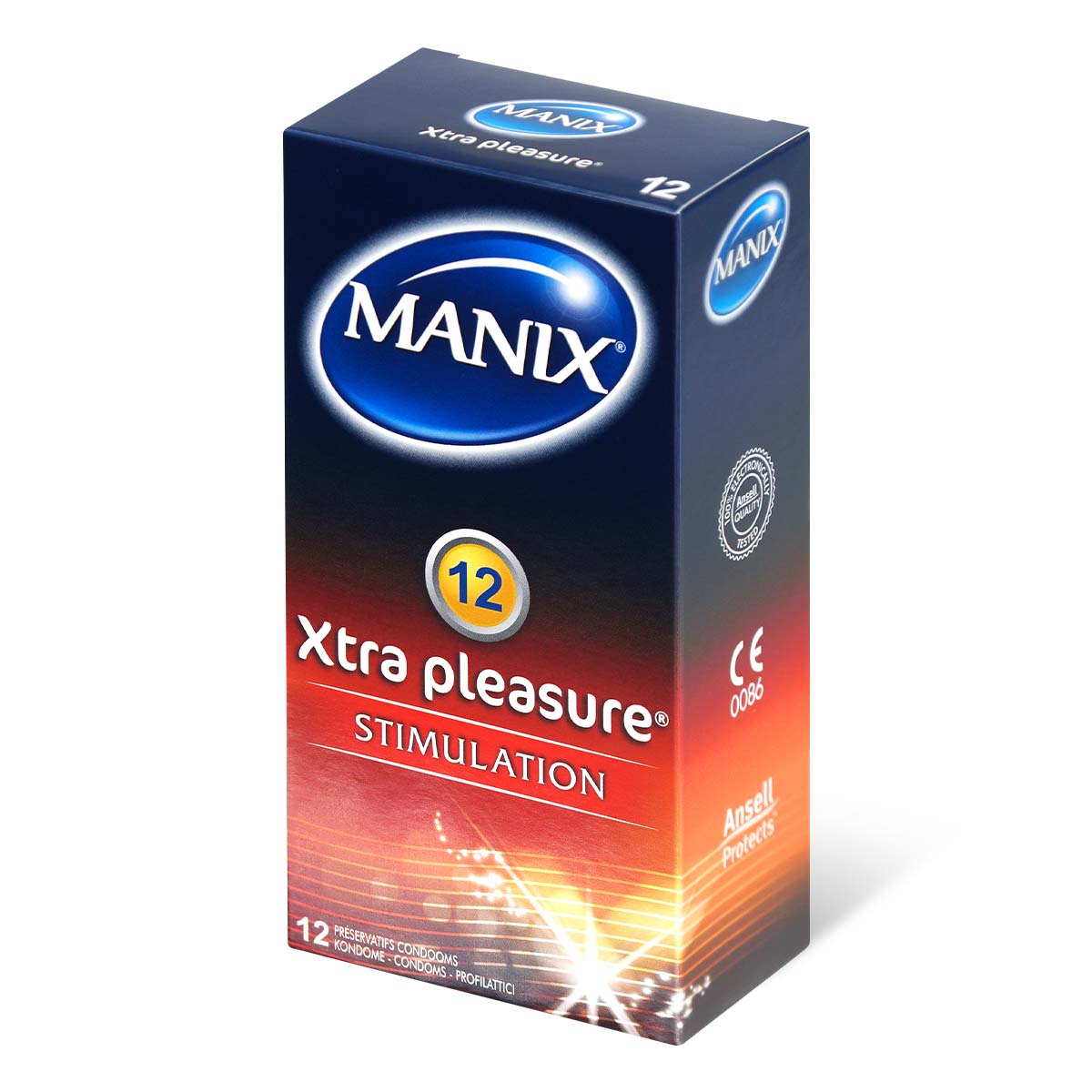 Manix Xtra Pleasure 12's Pack Latex Condom-thumb_1