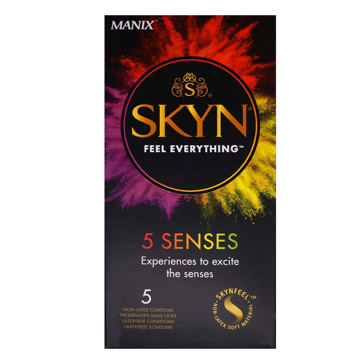 Manix x SKYN 5 Senses 5's Pack PI Condom-p_2