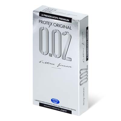 Protex Original 0.02 58mm Ultime Finesse Non-Latex 6's Pack PU Condom-thumb