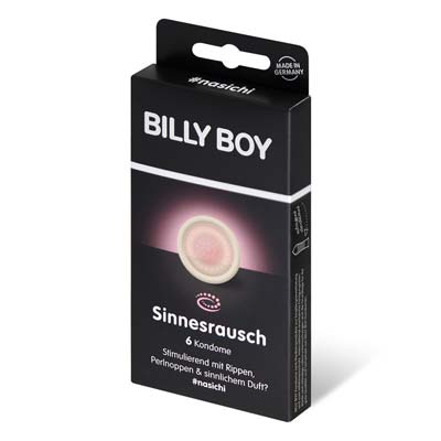 BILLY BOY Sensory Rush 6's Pack Latex Condom-thumb
