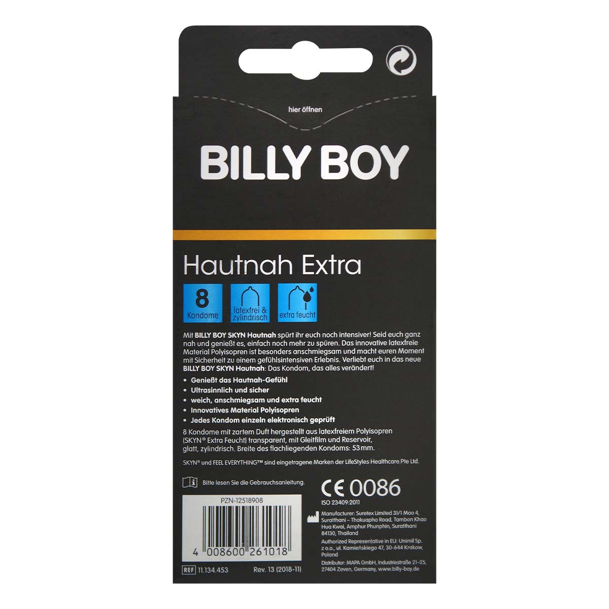BILLY BOY x SKYN Extra Close Up 8's Pack PI Condom-p_3