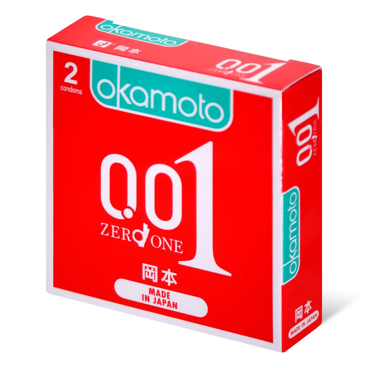 Okamoto 0.01 Hydro Polyurethane 2's Pack PU Condom-thumb_1