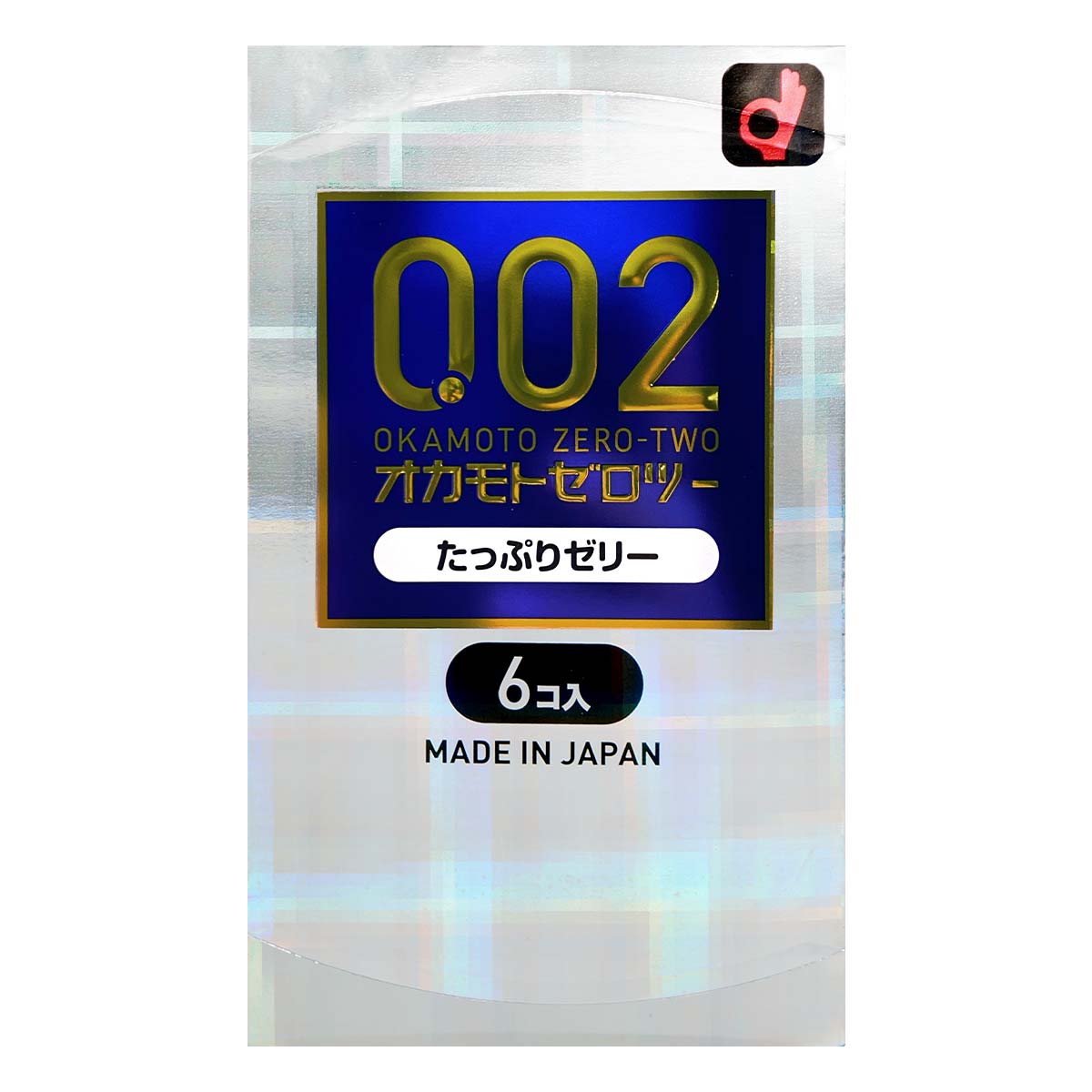 Okamoto Unified Thinness 0.02 Plenty of Jelly (Japan Edition) 6's Pack PU Condom-p_2