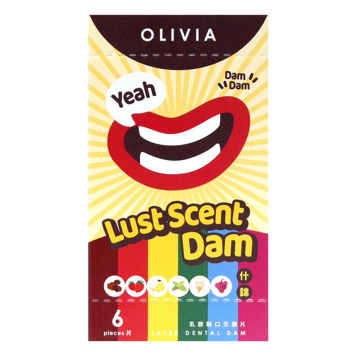 Olivia Lust Scent 6's Pack Latex Dams-p_2