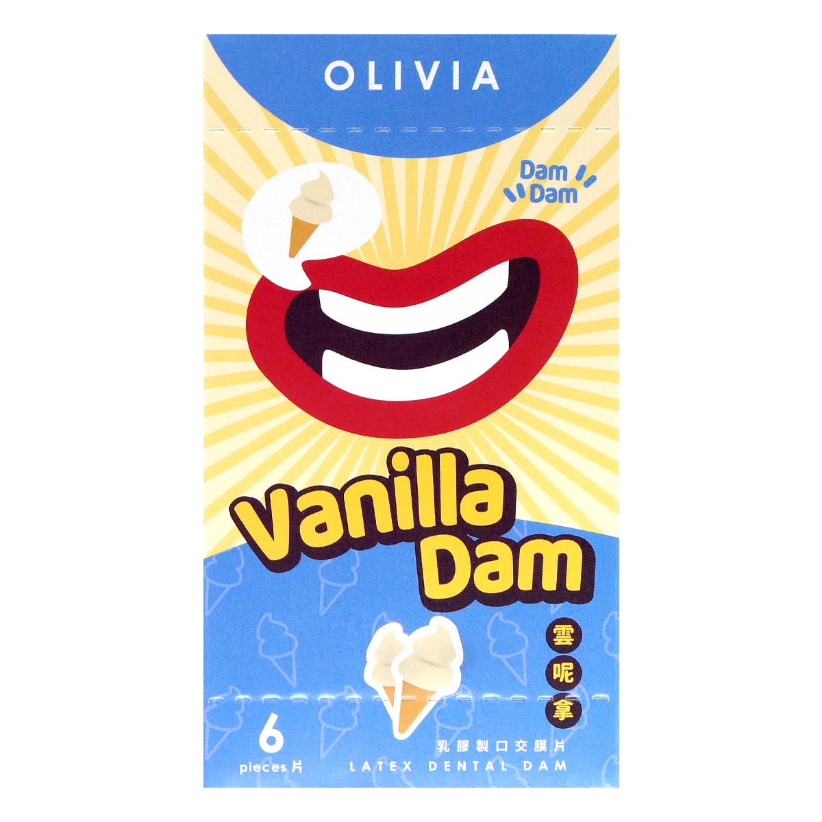 Olivia Vanilla Scent 6's Pack Latex Dams (Obsolete)-p_2