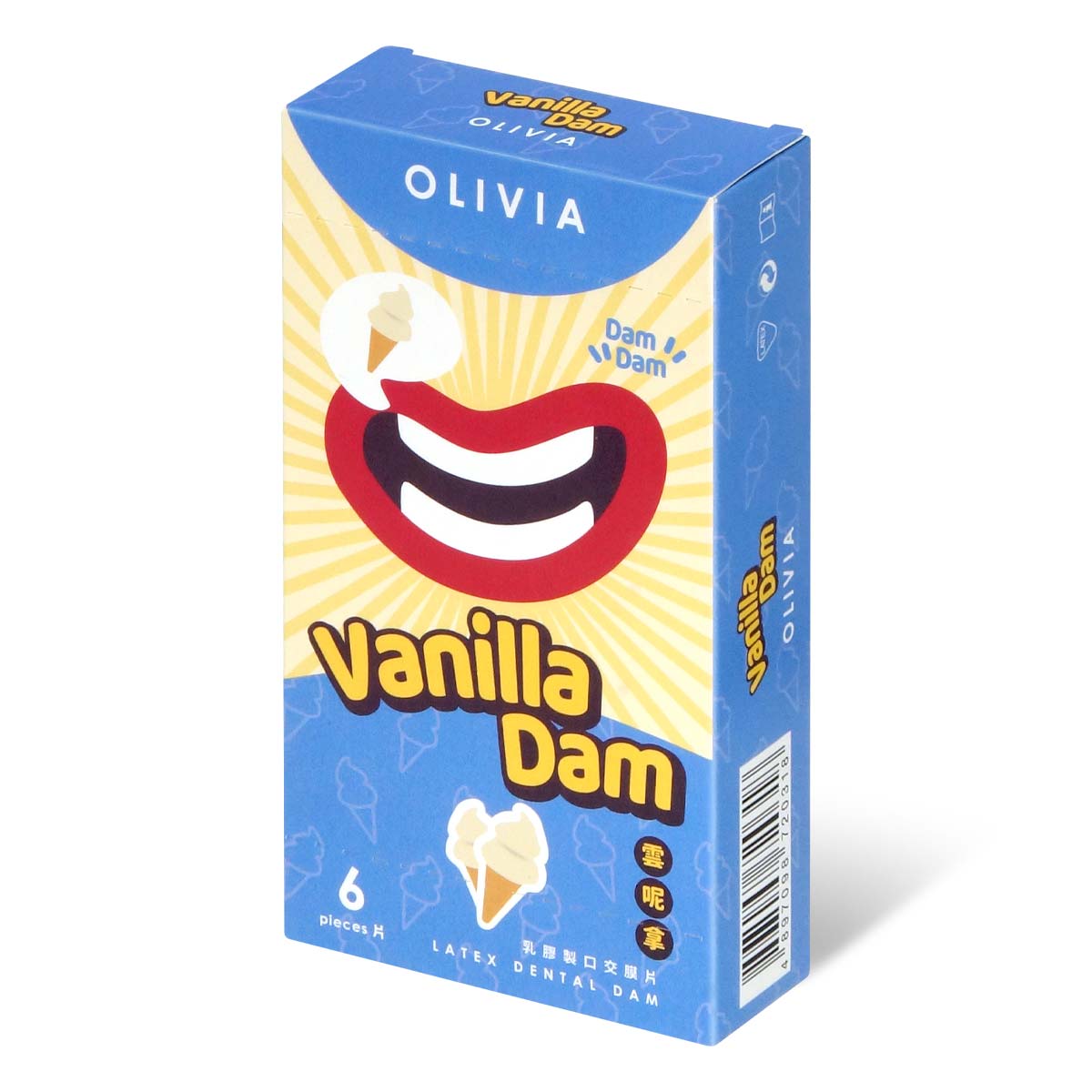 Olivia Vanilla Scent 6's Pack Latex Dams (Obsolete)-p_1