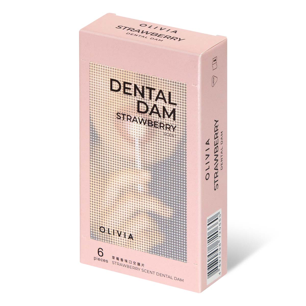 Olivia Reality Strawberry Scent 6's Pack Latex Dam-p_1