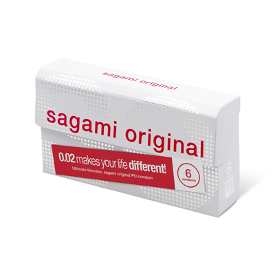 Sagami Original 0.02 (2nd generation) 6's Pack PU Condom (UK)-thumb