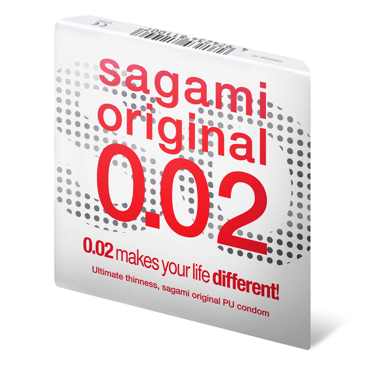 Sagami Original 0.02 (2nd generation) 1's Pack PU Condom-thumb_1