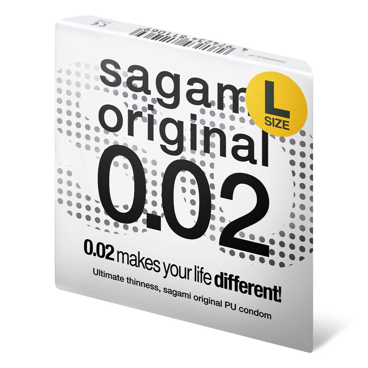 Sagami Original 0.02 L-size (2nd generation) 58mm 1's Pack PU Condom-p_1