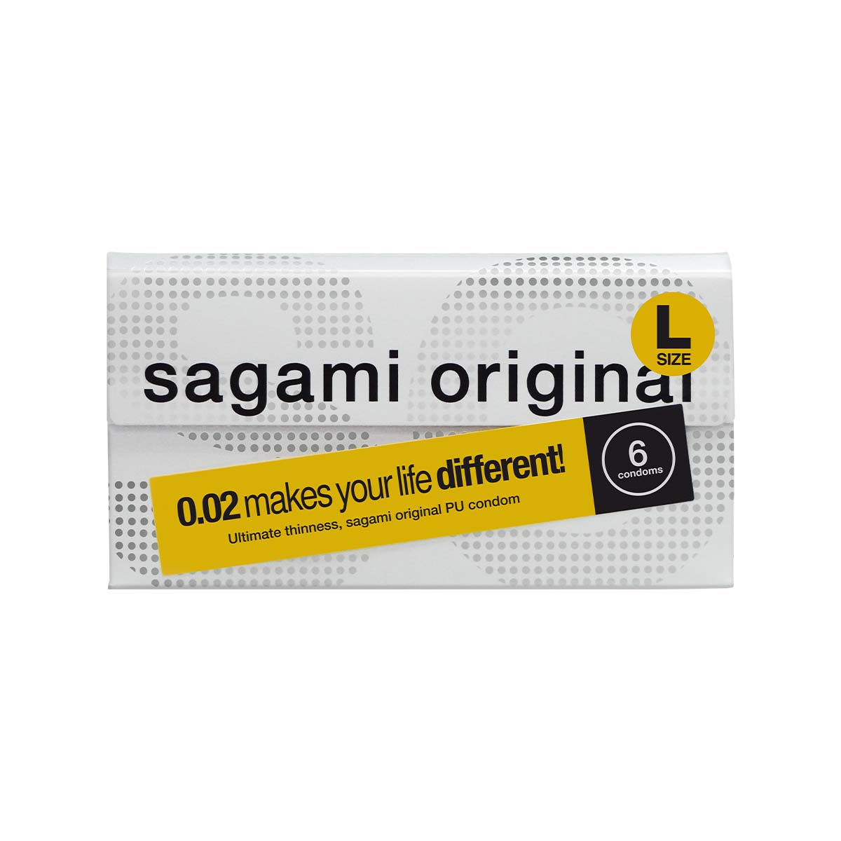 Sagami Original 0.02 L-size (2nd generation) 58mm 6's Pack PU Condom (UK)-thumb_2