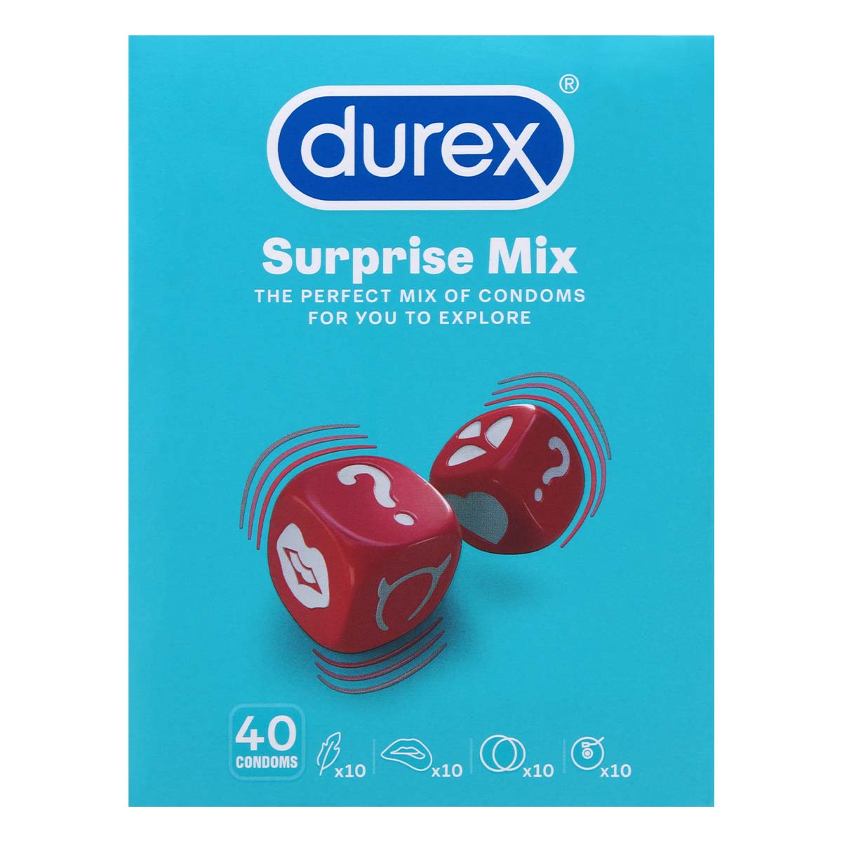 Durex Surprise Mix 40's Pack Latex Condom-thumb_2