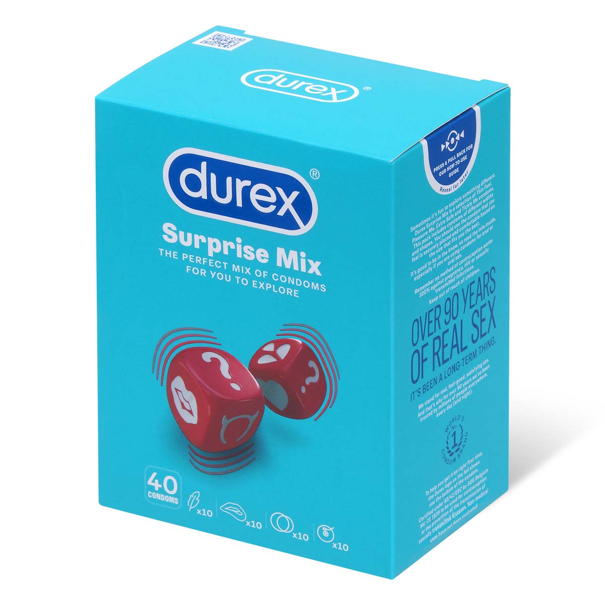 Durex Surprise Mix 40's Pack Latex Condom-p_1
