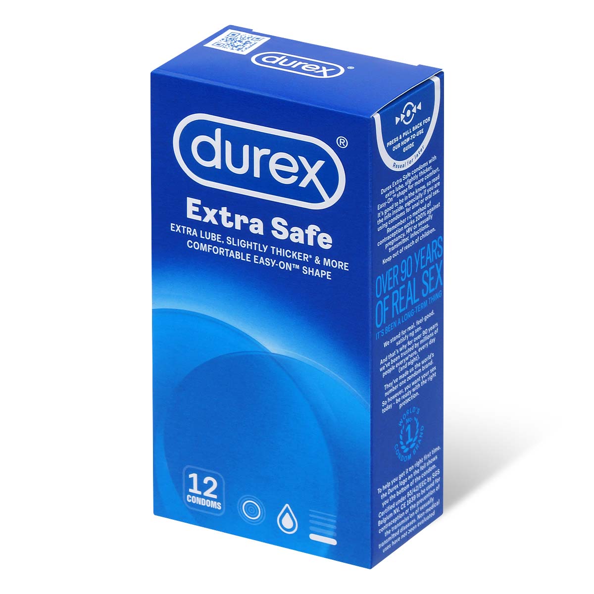 Durex Extra Safe 12's Pack Latex Condom-p_1