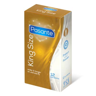 Pasante King Size 12's Pack Latex Condom-thumb