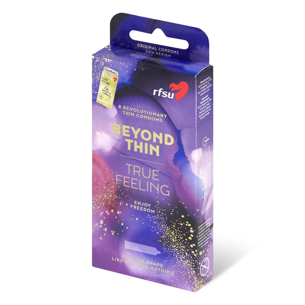 RFSU True Feeling 8's Pack Latex Condom-thumb_1