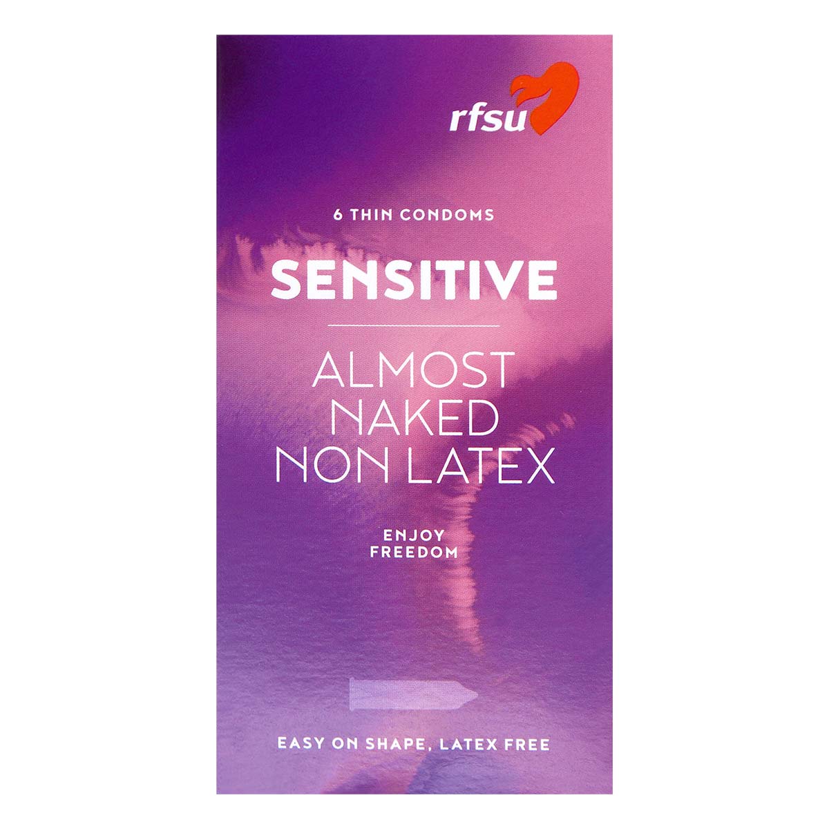 RFSU Sensitive 6's Pack 58mm Non-Latex PU Condom-p_2