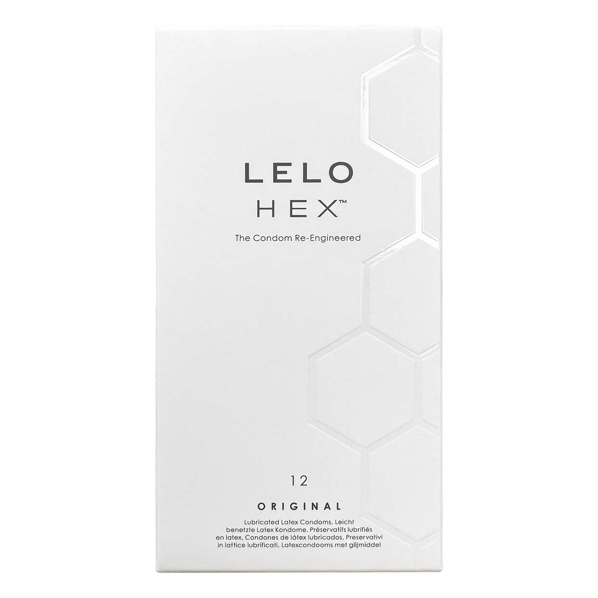 LELO HEX Original Lubricated Latex Condom 12's Pack -p_2