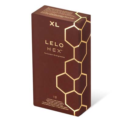 LELO HEX Respect XL Latex Condom 12's Pack-thumb