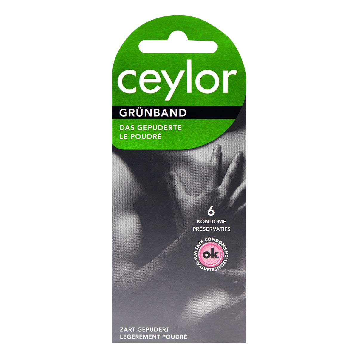 ceylor Green Band non-lubricated 6's Pack Latex Condom-p_2
