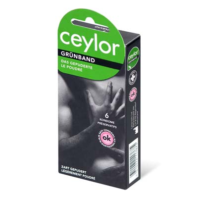 Ceylor Green Band non-lubricated 6's Pack Latex Condom-thumb