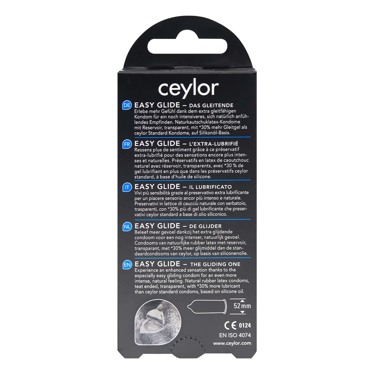 ceylor (セイラー) イージーグライド ラテックスコンドーム 6個入-p_3