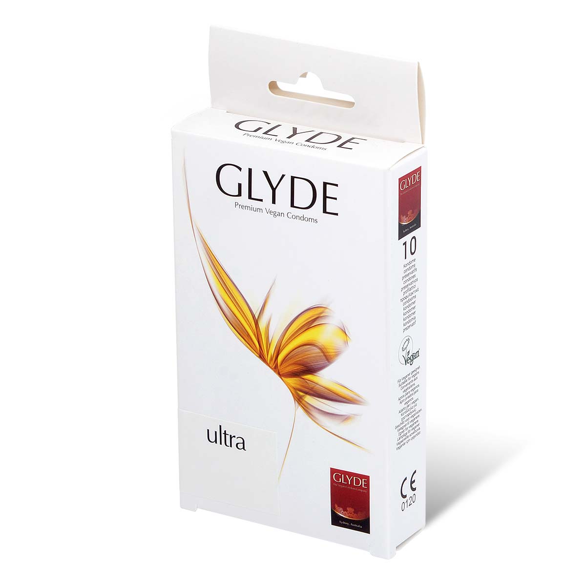 Glyde Vegan Condom Ultra 10's Pack Latex Condom-thumb_1
