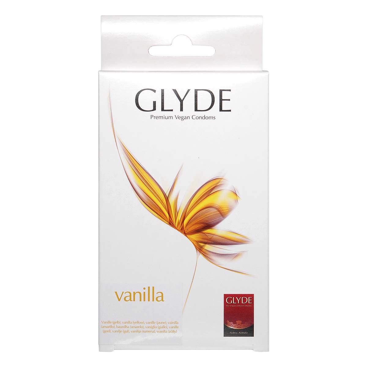 Glyde Vegan Condom Vanilla 10's Pack Latex Condom-thumb_2