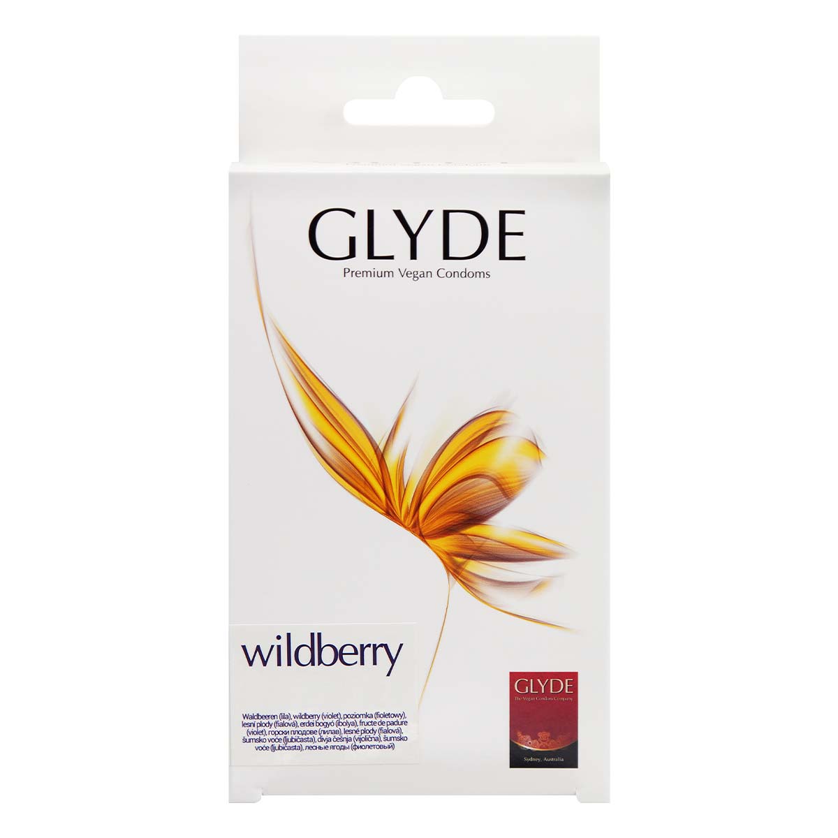 Glyde Vegan Condom Wildberry 10's Pack Latex Condom-p_2